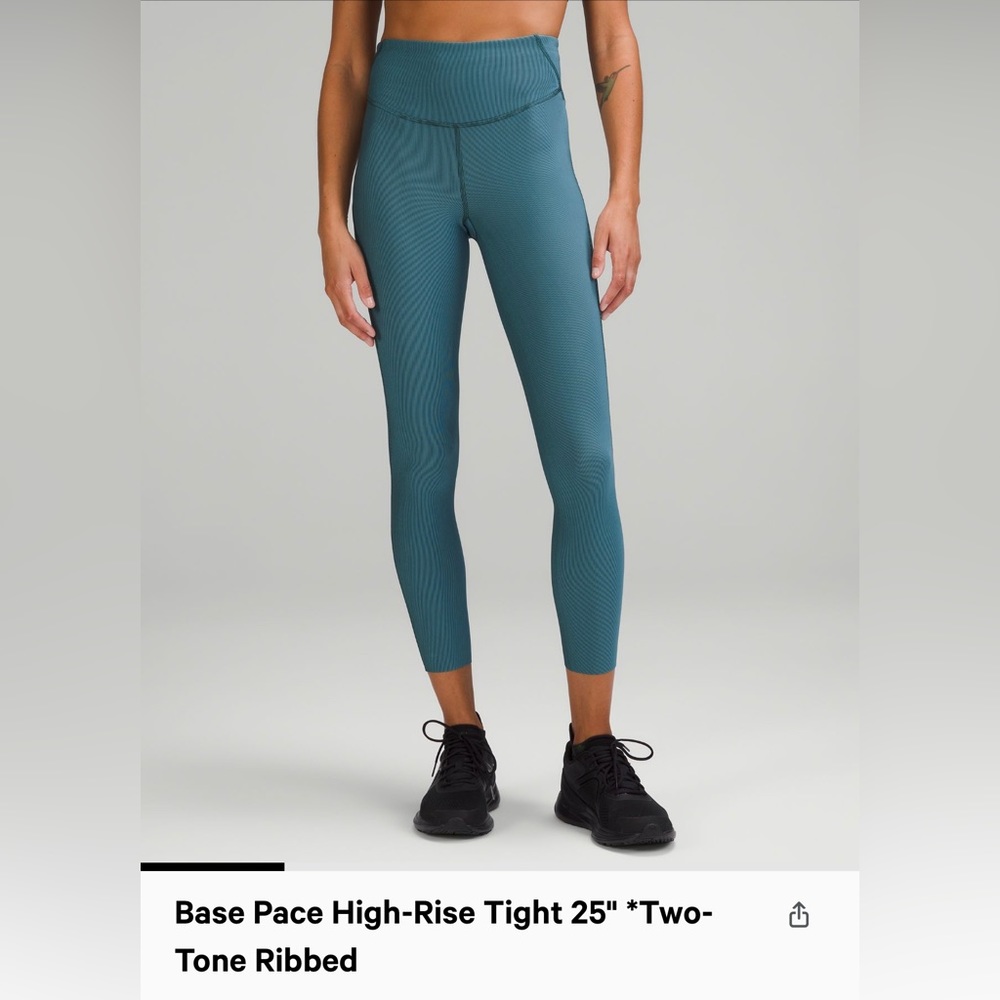 Base pace high rise Lululemon leggings